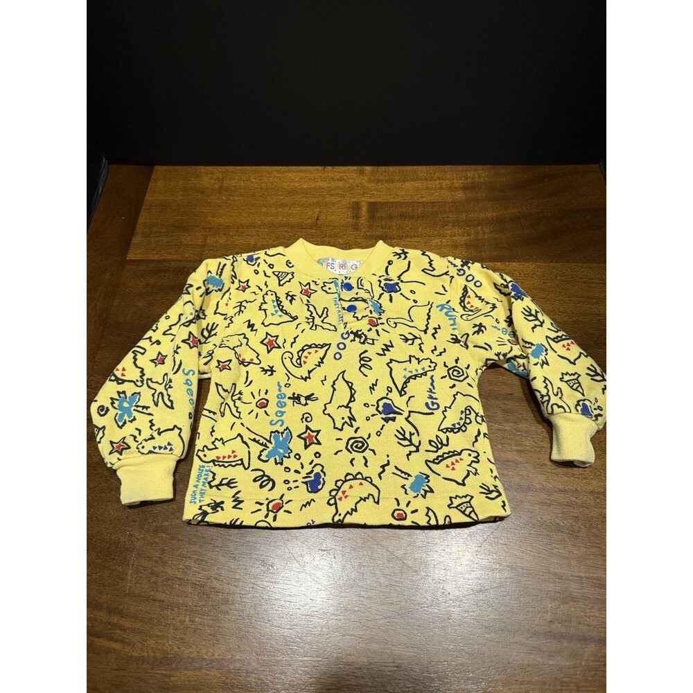 Vintage 90s Offspring Brand Boys 18m Snap Sweatshirt